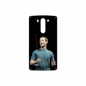 MAHOOT Mark Zuckerberg Cover Sticker for LG G3 Beat
