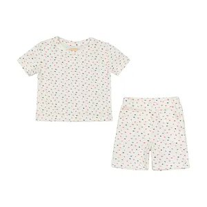 ست تی شرت و شلوارک دخترانه تیتیش مدل 2471222-07