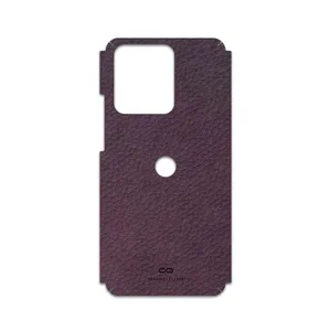 MAHOOT Purple-Leather Cover Sticker for Motorola Edge 40