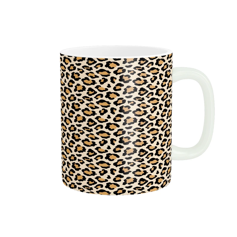 ماگ پادآفرین مدل فانتزی طرح پلنگی کد p9652