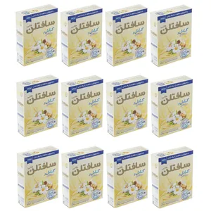پودر ماشین لباسشویی سافتلن مدل یاس و الماس وزن 500 گرم بسته 12 عددی