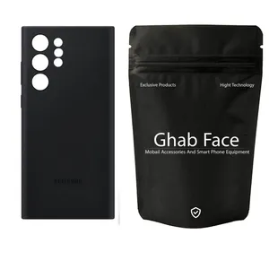 Ghab Face silicone Cover PT078 For Samsung Galaxy S22 Ultra 5G