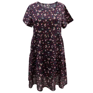 پیراهن آستین کوتاه راحتی زنانه مدل 39