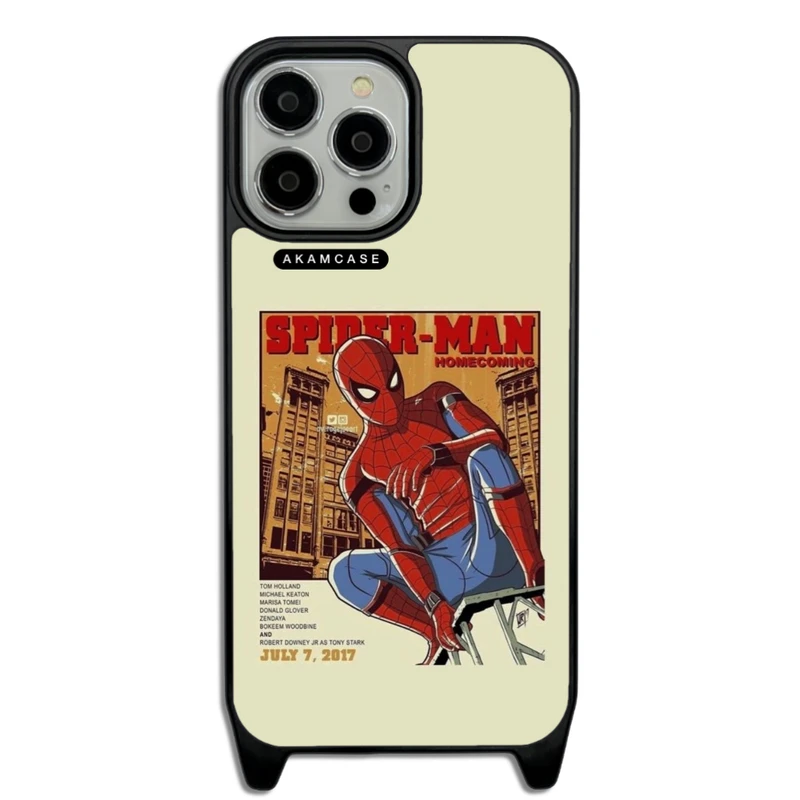 کاور آکام مدل AMC-WLA13PROMAX-SPIDER MAN14 مناسب برای گوشی موبایل اپل iPhone 13 Pro Max