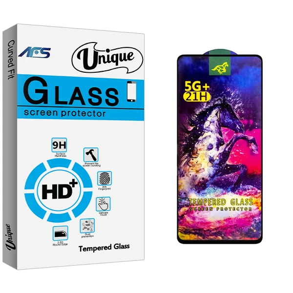 محافظ صفحه نمایش شیشه ای ای اف اس مدل UniqueHORSE مناسب برای گوشی موبایل سامسونگ Galaxy A21 / A21s