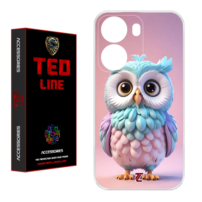 کاور تدلاین طرح جغد کد 1194 مناسب برای گوشی موبایل شیائومی Poco X7 Pro 5G