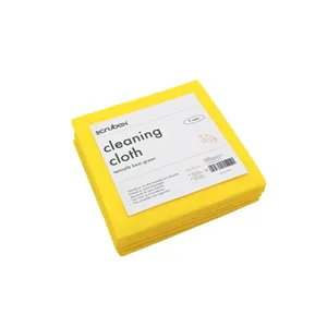 دستمال نظافت خانه و آشپزخانه الیاف طبیعی اسکروبکس مدل SB1024 بسته 9 عددی