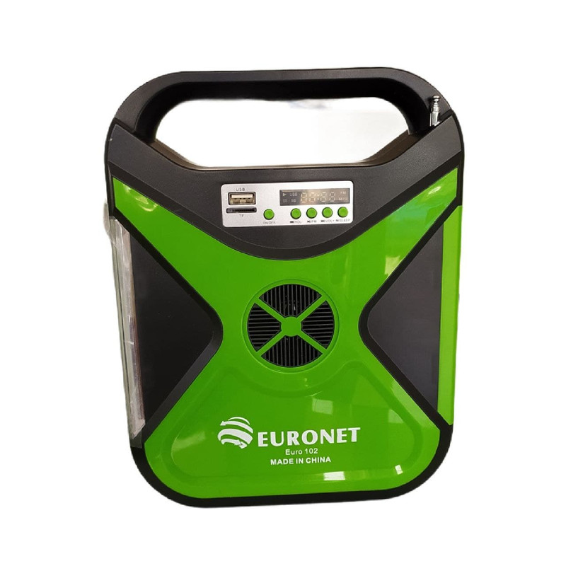 سیستم روشنایی و پاور بانک و اسپیکر یورونت مدل ۱۰۲ سیستم روشنایی و پاور بانک و اسپیکر یورونت مدل ۱۰۲