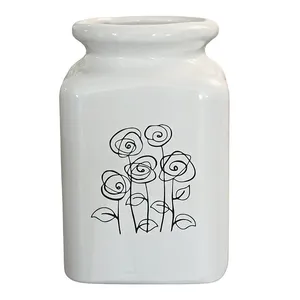 استند ابزار آشپزی مدل مربعی flowers کد 101