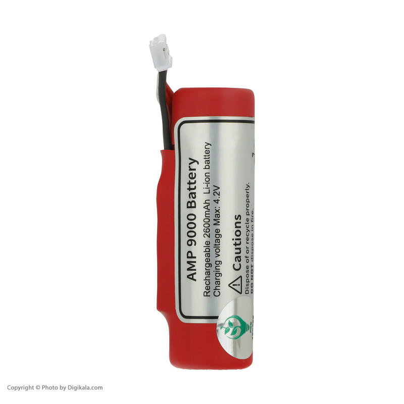 باتری لیتیوم یون کد amp9000 ظرفیت 2600 میلی آمپر ساعت مناسب برای دستگاه کارتخوان امپ 9000