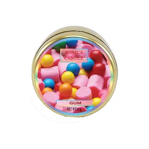 شمع دست ساز رونیکا مدل معطر آدامس