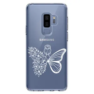 Megafone Butterfly Girl C53-W Cover For Samsung Galaxy S9 Plus