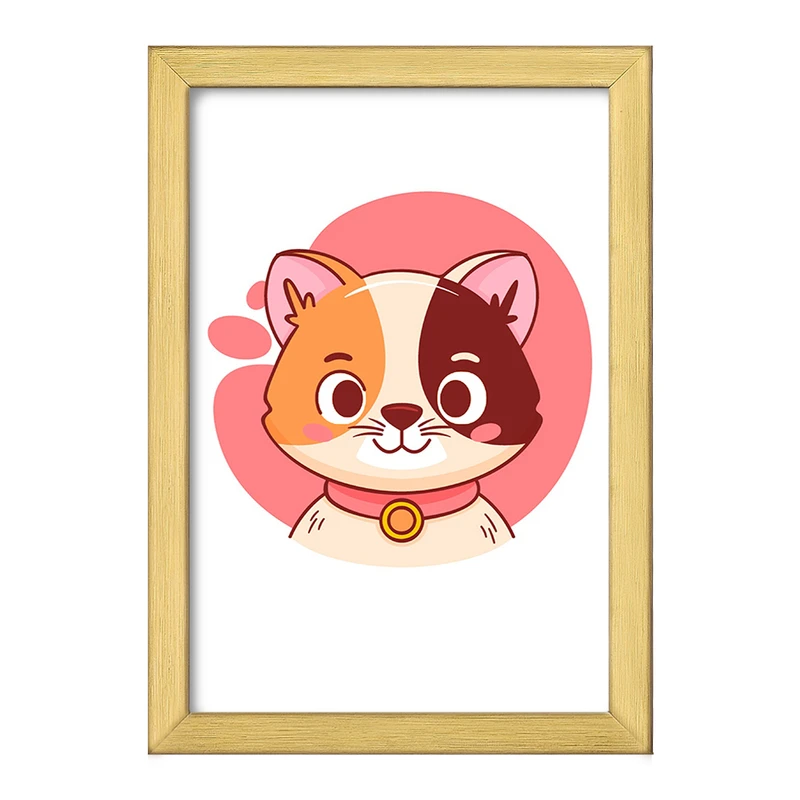 تابلو خندالو طرح گربه حیوانات بامزه کد 37162