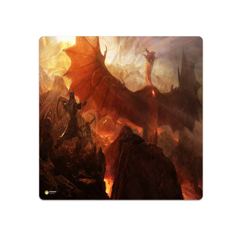 ماوس پد هومرو مدل NX130 طرح بازی Dragon's Dogma سایز 40x40 سانتی‌متر