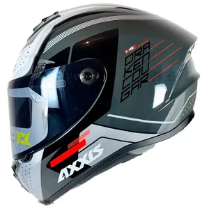 کلاه کاسکت اکسیس مدل فک ثابت SONAR-BLK-WHT 