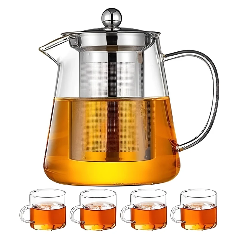 سرویس چای خوری ۵ پارچه مدل کلاسیک کد 780064 سرویس چای خوری ۵ پارچه مدل کلاسیک کد 780064