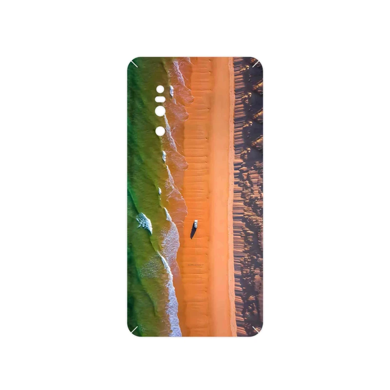 برچسب پوششی ماهوت مدل Beach and Green Sea مناسب برای گوشی موبایل ویوو X27