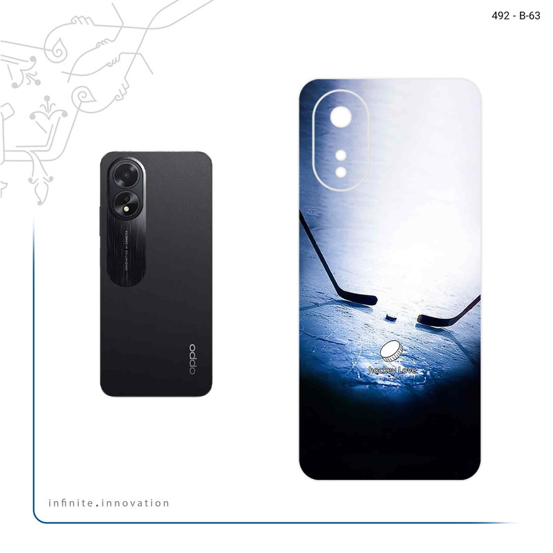 برچسب پوششی ماهوت مدل Ice hockey مناسب برای گوشی موبایل اپو A38