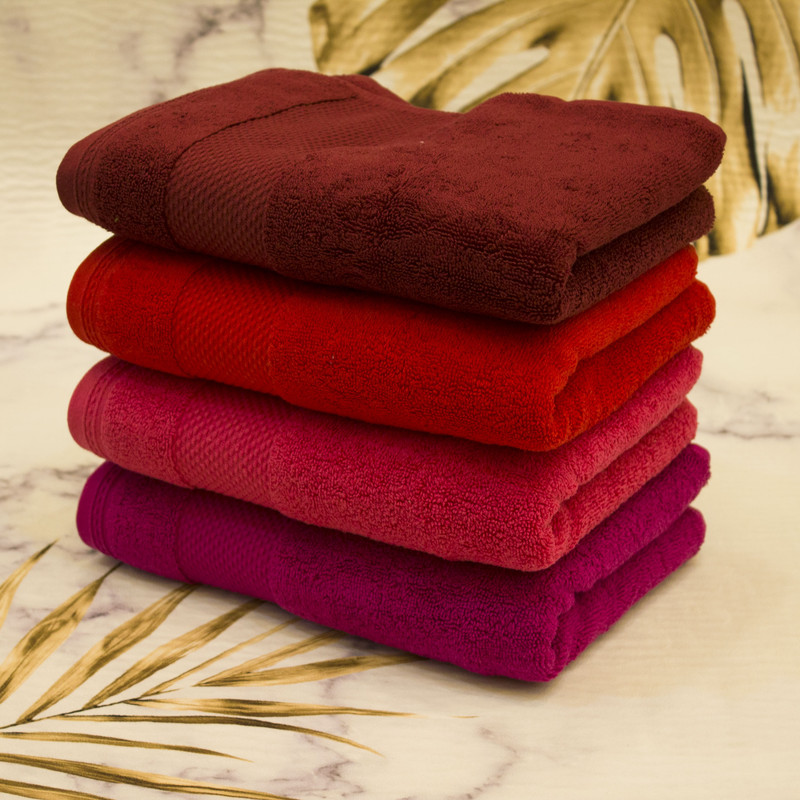 حوله دست و صورت آذرریس تبریز مدل کلاریس سایز 80x40 سانتی متر