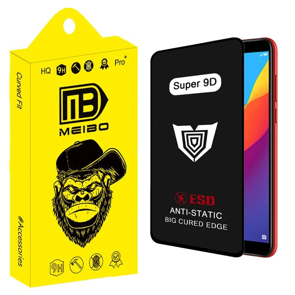 محافظ صفحه نمایش میبو مدل Super 9D Pro مناسب برای گوشی موبایل هوآوی y7 2018 / آنر  7c