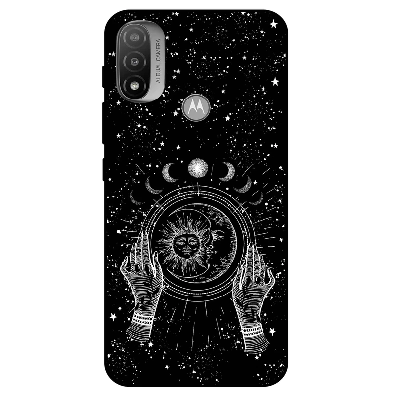 کاور مگافون طرح ماه و خورشید مدل 1892 مناسب برای گوشی موبایل موتورولا Moto E20