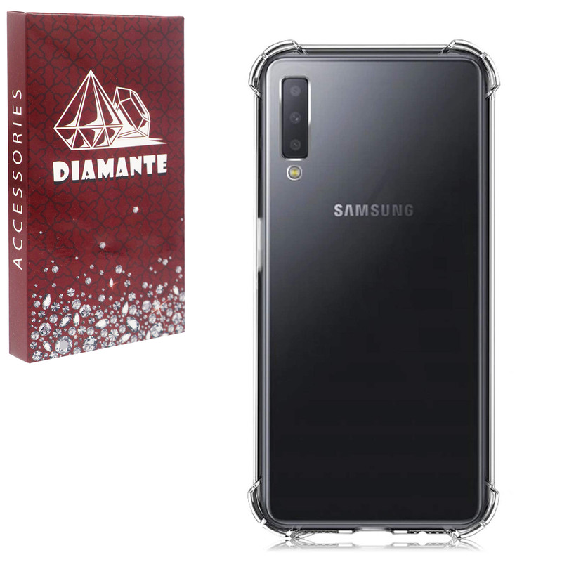 کاور دیامانته مدل بی رنگ مناسب برای گوشی موبایل سامسونگ Galaxy A750 / A7 2018