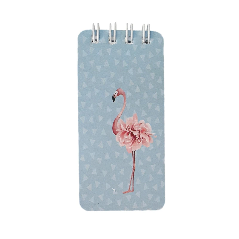 دفترچه یادداشت 100 برگ دوکادفتر مدل 1.20 طرح فلامینگو و گل