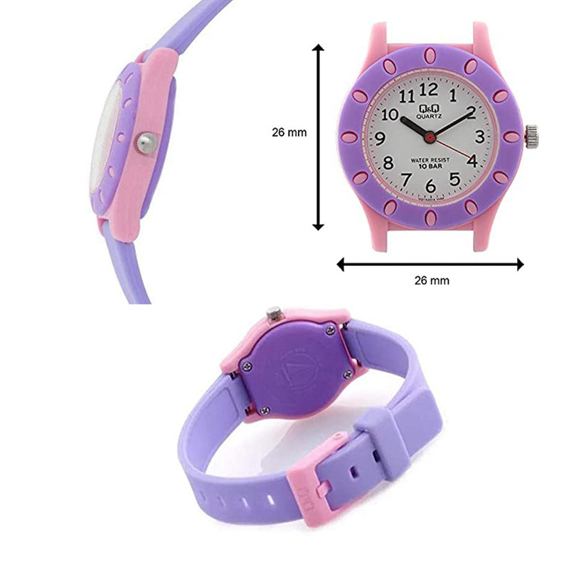 ساعت مچی عقربه ای بچگانه کیو اند کیو مدل VQ13J014Y ساعت مچی عقربه ای بچگانه کیو اند کیو مدل VQ13J014Y