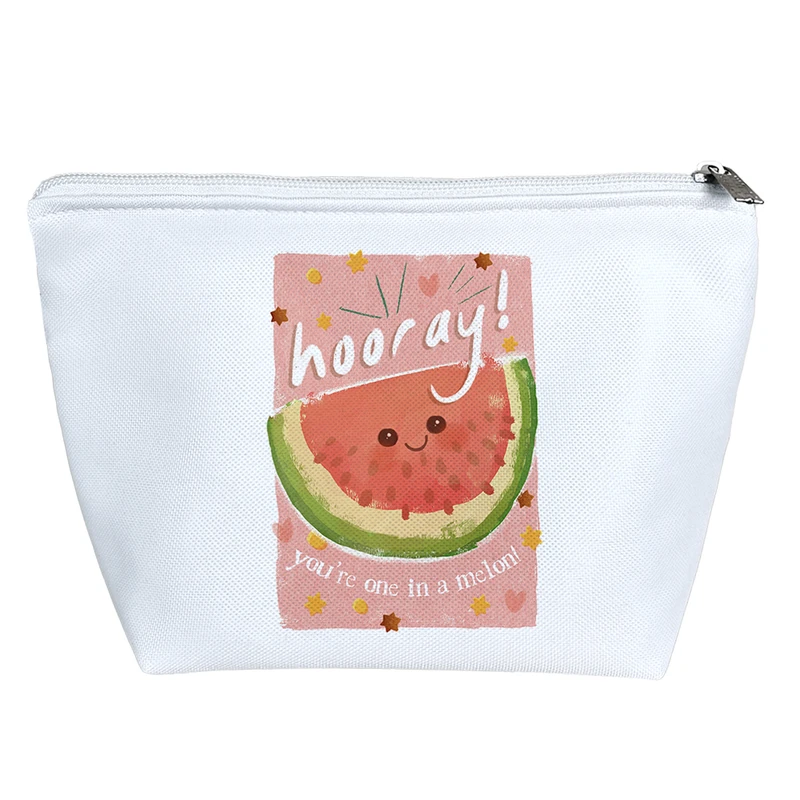 کیف لوازم آرایش دخترانه خندالو مدل هندوانه بامزه کد H1055