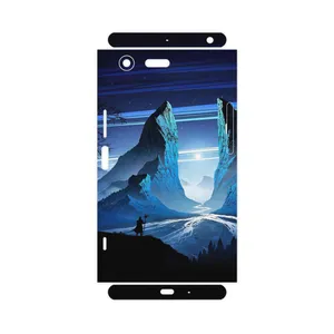 MAHOOT Blue Mountains Digital Art-FullSkin Cover Sticker for Sony Xperia XZ Premium