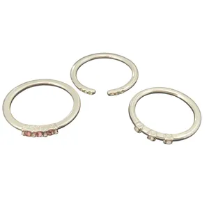 انگشتر زنانه مدل E2820 مجموعه 3 عددی