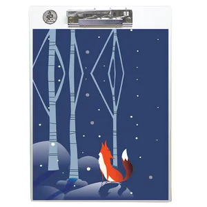 تخته شاسی طه چوب مدل Fox at nightسایز A4