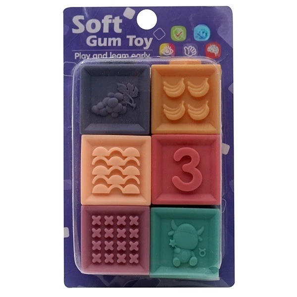 بازی آموزشی مدل مکعب حسی سیلیکونی طرح اعداد