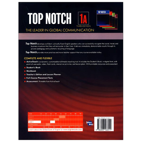 کتاب top notch 1a اثر JOAN SASLOW & ALLEN ASCHER انتشارات زبان مهر کتاب top notch 1a اثر JOAN SASLOW & ALLEN ASCHER انتشارات زبان مهر