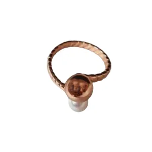 انگشتر زنانه ژوپینگ مدل مرواریدی توپی