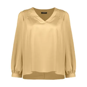 بلوز زنانه گردیه مدل 304252-cream