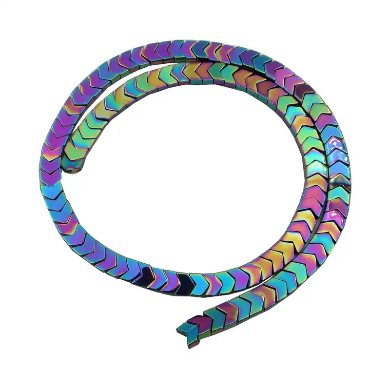 مهره دستبند مدل حدید طرح فلش هولوگرامی کد MO1016- 6 بسته 50 عددی