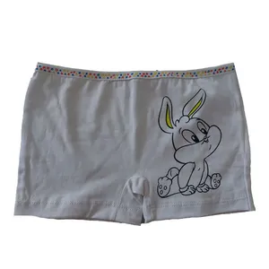 شورت دخترانه طرح خرگوش رنگ سفید