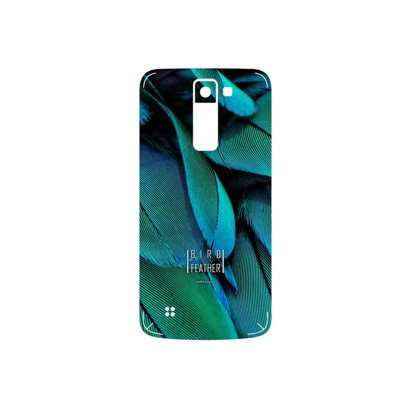 برچسب پوششی ماهوت مدل Green Feather مناسب برای گوشی موبایل ال جی K8