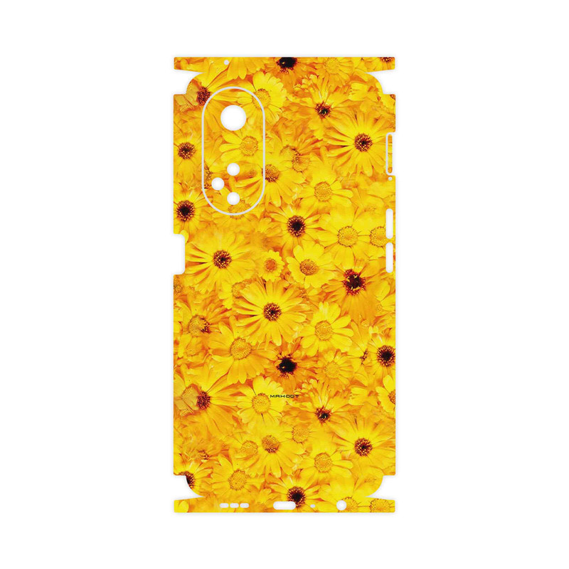 برچسب پوششی ماهوت مدل Yellow_Flower-FullSkin مناسب برای گوشی موبایل اپو A98