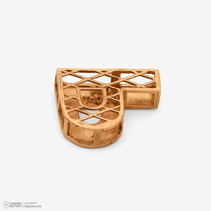 آویز گردنبند طلا 18 عیار زنانه مایا ماهک طرح حرف P کد MM2145