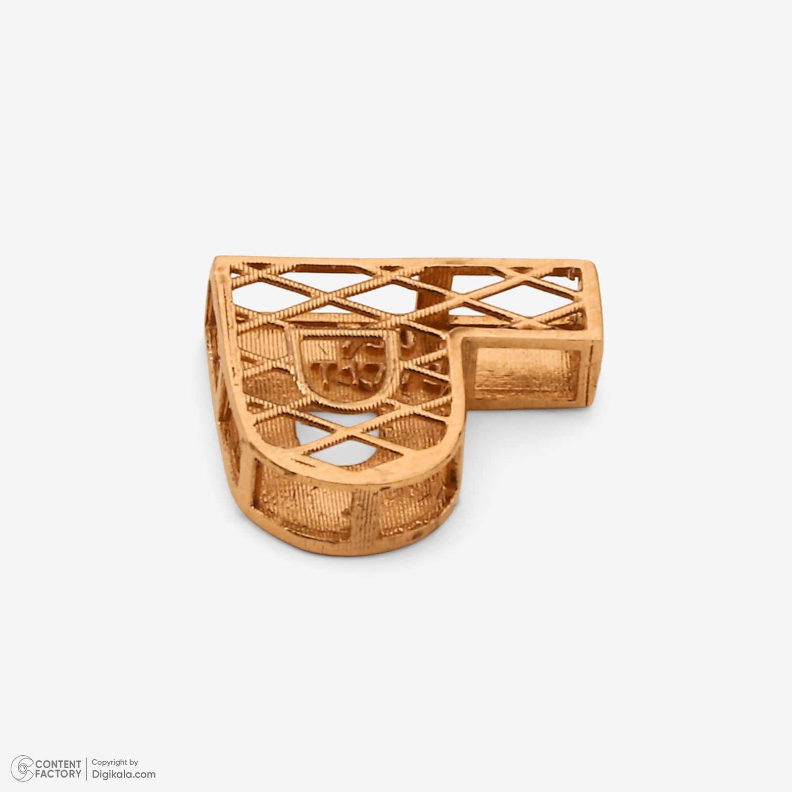 آویز گردنبند طلا 18 عیار زنانه مایا ماهک طرح حرف P کد MM2145 -  - 6