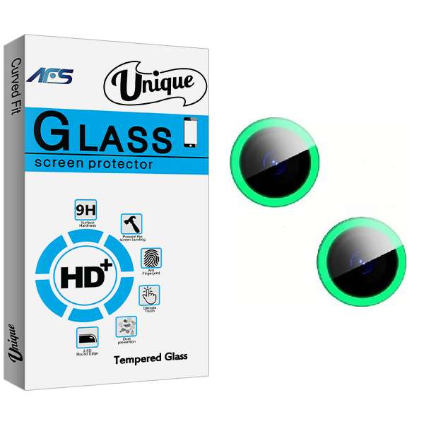 محافظ لنز گوشی ای اف اس مدل Unique GlassBLACKLIGHT مناسب برای گوشی موبایل اپل iPhone 13