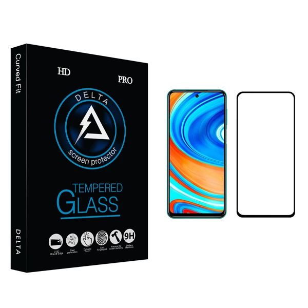 محافظ صفحه نمایش دلتا مدل HD مناسب برای گوشی موبایل شیائومی Redmi Note 9 Pro