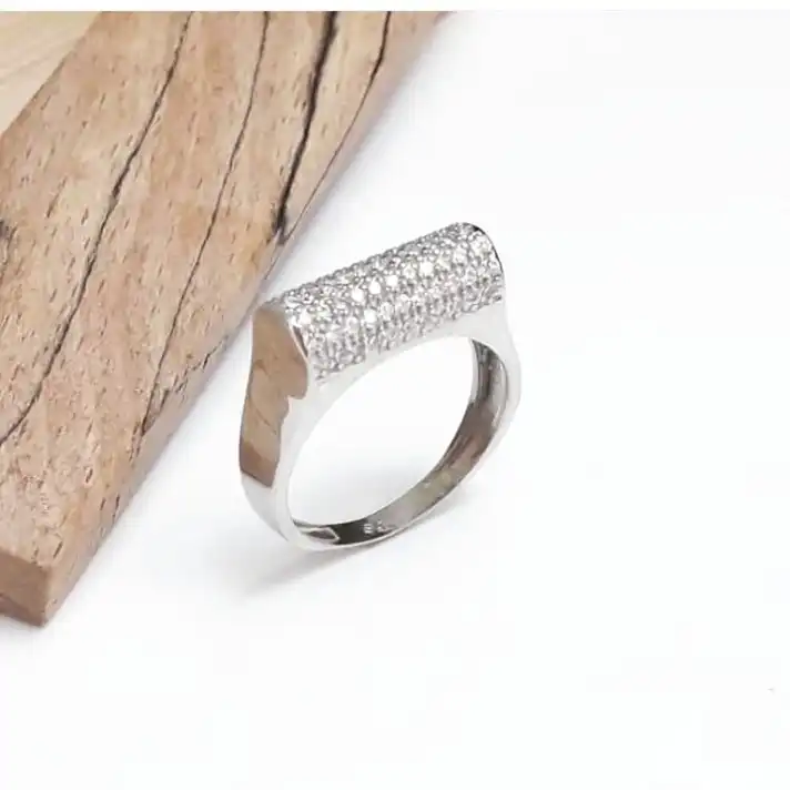 انگشتر نقره زنانه مدل لیلیوم