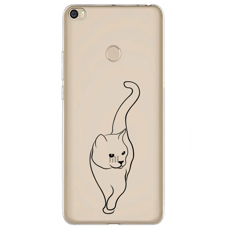 کاور مگافون طرح گربه مدل C60-B مناسب برای گوشی موبایل شیائومی Mi Max