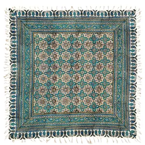 رومیزی قلمکار مدل ستاره