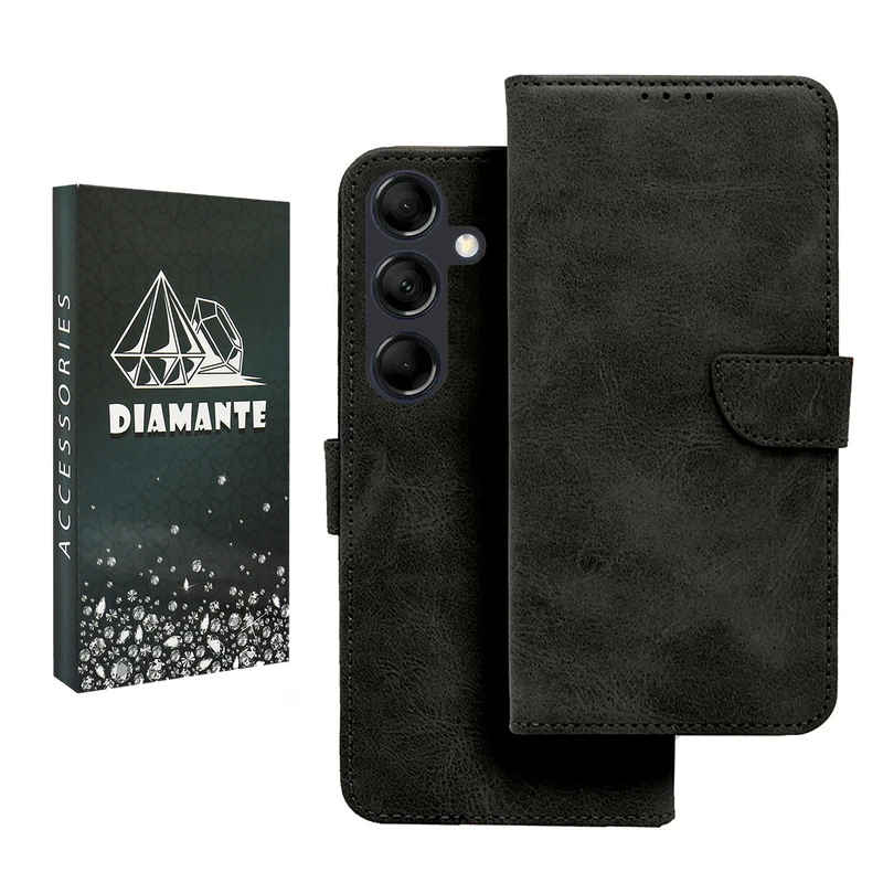 کیف کلاسوری دیامانته مدل Khoshi Bk مناسب برای گوشی موبایل سامسونگ Galaxy A36