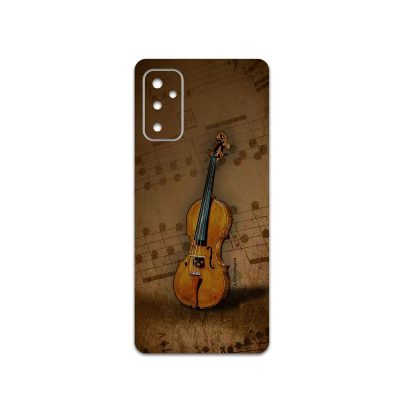 برچسب پوششی ماهوت مدل Violin-Instrument مناسب برای گوشی موبایل سامسونگ Galaxy M52 5G