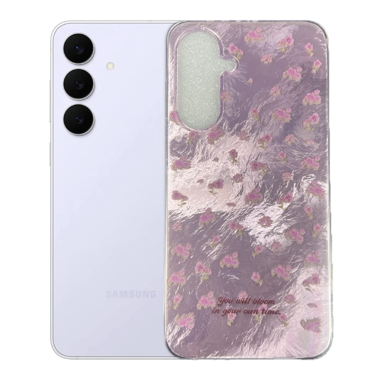 کاور طرح شکوفه مناسب برای گوشی موبایل سامسونگ Galaxy S25 FE